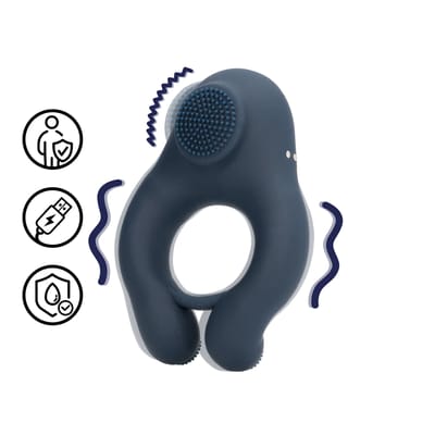 Love Line - Vibrating Cockring with Clitoris Stimulation