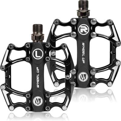 Aluminiumlegering Fietspedaal Fietspedaal Mountainbikepedaal Duurzame voetpedaalaccessoires black