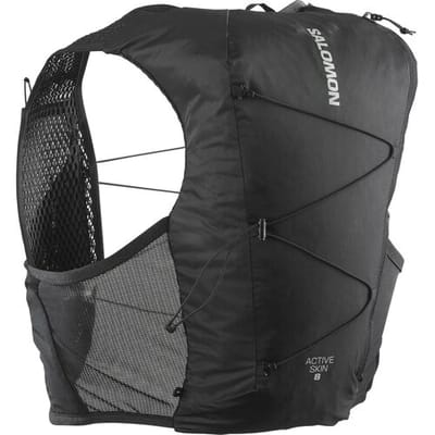 Salomon Active Skin 8 zonder flessen - Zwart/Metaal LC2205100 M