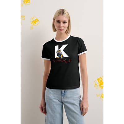 Karl Lagerfeld Disney Petite T-shirt Black Taglia: XS | Maglie Sportivi Outlet | Donna | Nero