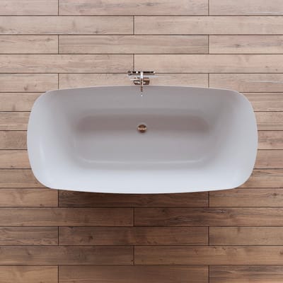 SPALINA - Vrijstaand bad - Swing 170 blanche, 170 x80 x58 cm, Wit