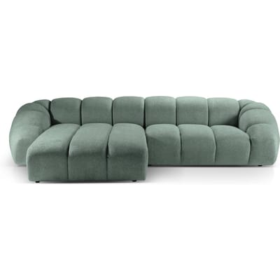 4-zits hoekbank Diana links velvet | Micadoni