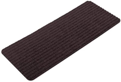 PromoHome Traptredenmatten Set van 15, Zelfklevende Trapmatten, Snijdbaar en Herbruikbaar voor Veiligheid (Bruin, 55 x 22 cm)