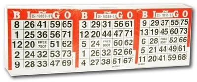 Bingokaarten 10500 Vellen – Eenkleurig Voor Eenmalig Gebruik – Bingo Accessoire voor Spelavonden & Evenementen – Engelhart