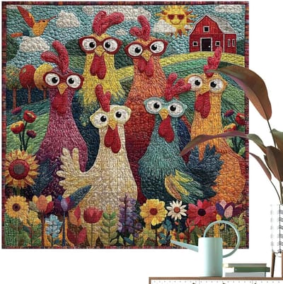 Legpuzzel 1000 Stukken - Boerderij Puzzel - Ontspannend Tijdverdrijf - Gedetailleerd Kleurrijk Ontwerp - 40x40cm