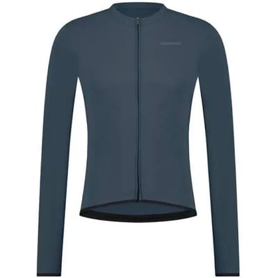 Shimano Futuro Korte Mouw Wielertrui Blauw XL Man