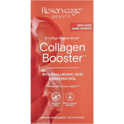 Collagen Booster™ met Hyaluronzuur en Resveratrol, 120 Capsules