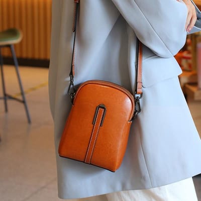 Nieuwe Trendy Crossbody Tas voor Dames Schelptas Veelzijdige Leren Dames Tas Schoudertas Dames Mobiele Telefoontas gray