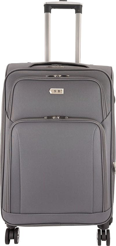 SB Travelbags Zachte bagage koffer – 74 cm – Expandable – Grijs