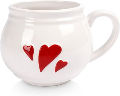 Mok Keramiek HART 430 ml - Koffiemok - Theebeker - Koffie - Beker