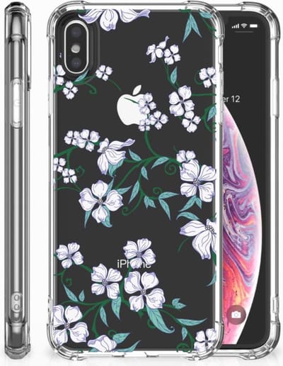 Apple iPhone Xs Max Uniek Case Blossom White