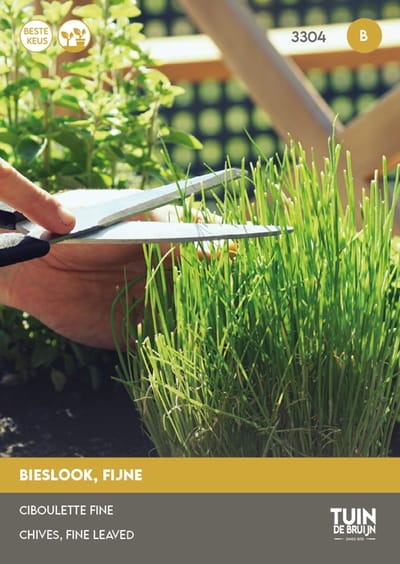 Tuin de Bruijn® zaden - Bieslook, fijne - eenvoudige teelt - zeer ruime oogt