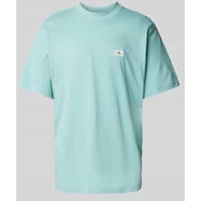 T-shirt met labeldetail