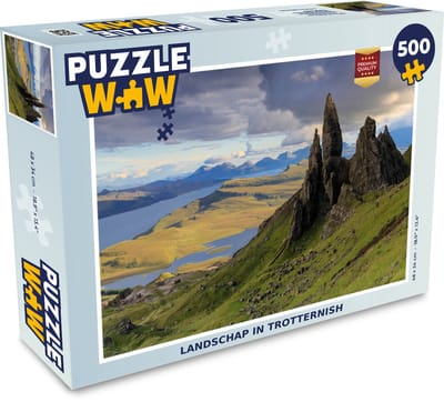 Puzzel Landschap in Trotternish - Legpuzzel - Puzzel 500 stukjes