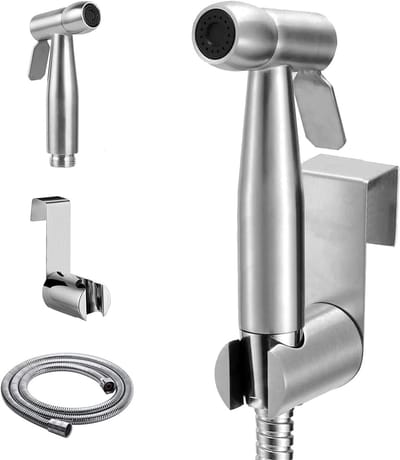Handheld Bidet Sprayer met Water Tank en 59 Inch Douche Slang voor Hygiënische Toiletreiniging en Badkamergebruik