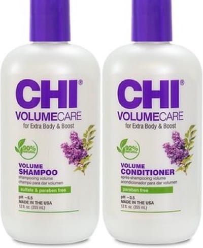 CHI Duo Pack VolumeCare Volumizing 355ml Shampoo + 355 ml Conditioner