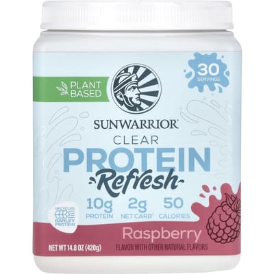 Sunwarrior, Clear Protein Refresh, Framboise, 420 g (14.8 oz)