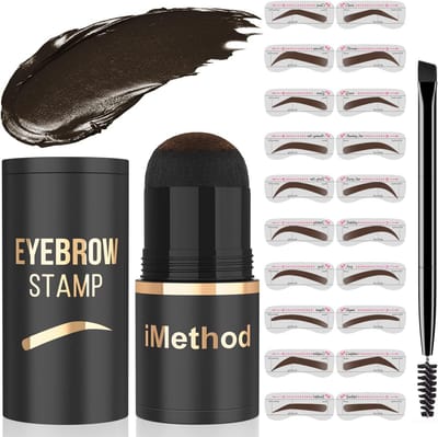 Perfecte Oogbrauw Stempel en Sjabloon Set - Eenvoudig in Gebruik en Langdurige Oogbrauw Make-up