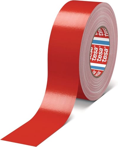 Tesa 04688 Textieltape - Standaard - Rood - 50mm x 25m
