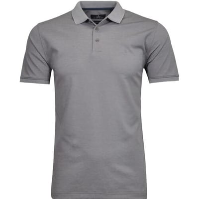 Ragman Uni Polo Light Cotton Mix Grijsbeige / male