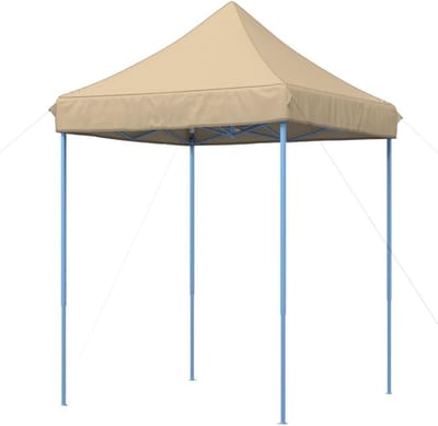Opvouwbare Partytent - Pop-up Tent - Feestelijke Gelegenheden - Eenvoudige Montage - 200 x 200 cm - Beige
