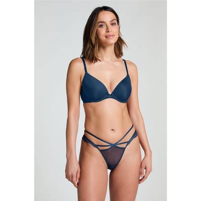 Hunkemöller Dames Lingerie Mini brazilian Joy - Blauw - maat M