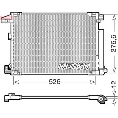 Condensor, airconditioning DENSO DCN50064