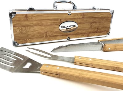 BBQ set - BBQ tang - Cadeau papa - Vaderdag cadeau - grillmaster dad - Liefste papa - Vaderdag - Cadeau papa - Kado papa - Cadeau vader - Voor papa