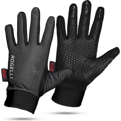 Rogelli Laval Fietshandschoenen Kids - Winter - Zwart - 128/140