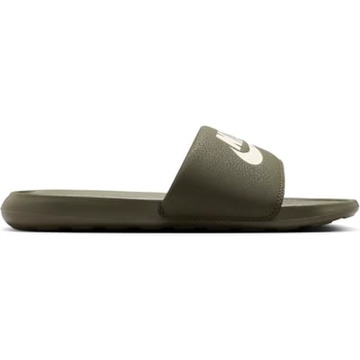 Nike Victori One Comfortabele Veelzijdige Mode Trendy Antislip Slippers Heren Schoenen Legergroen CN9675-303 44 gray