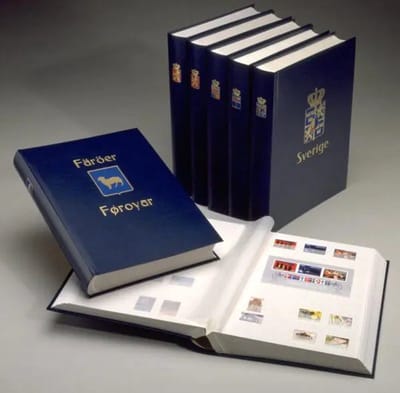 De insteekboeken G met landswapen Faroer van DAVO