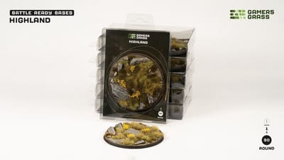 Highland Base Pre-Painted (1x 90mm Round)
