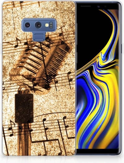 Samsung Galaxy Note 9 Siliconen Hoesje met foto Bladmuziek