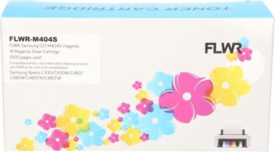FLWR - Toners / Samsung CLT-M404S / magenta / Geschikt voor Samsung