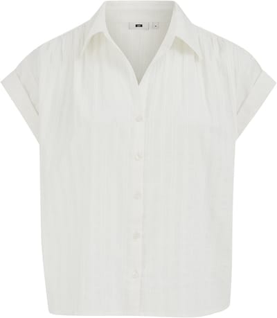 WE Fashion Dames blouse met structuur - Curve