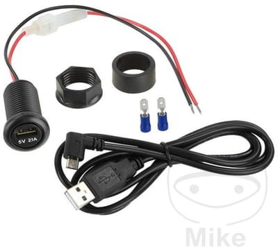 Omvormer 12V - 5V/2.1A USB-A incl. 1 meter USB kabel