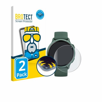 BROTECT - Screenprotector voor Garmin vivoactive 6 - Folie Beschermfolie matte volledig dekking 2 Stuks