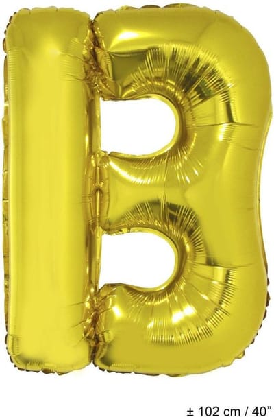 ESPA - Enorme goudkleurige aluminium letter ballon - Decoratie > Ballonnen