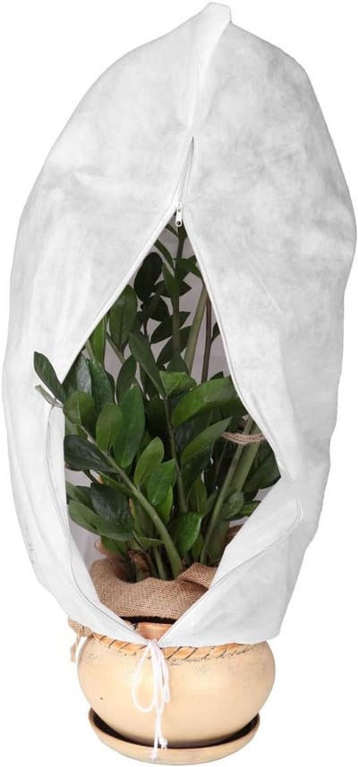 Plantenbescherming Winter - Vorstkap Beschermhoes - Planten Overwinteren - Dubbele Vlieslaag - 100 x 140 cm - Grijs