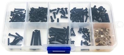 Schroefset Reparatie Gereedschapskit Schroeven Noten Hardware Bevestiging voor TRX4-M 1/18 RC Crawler Truck Auto-onderdelen