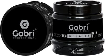 Gabri Hair Gel Keratin 500ml – Sterke Hold met Keratine & ProVitamine B5 – Professionele Styling Gel voor Alle Haartypes