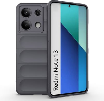Coverup Hoesje - Geschikt voor Xiaomi Redmi Note 13 4G Hoesje - Coverup Hands-On Rugged Back Cover - Grijs