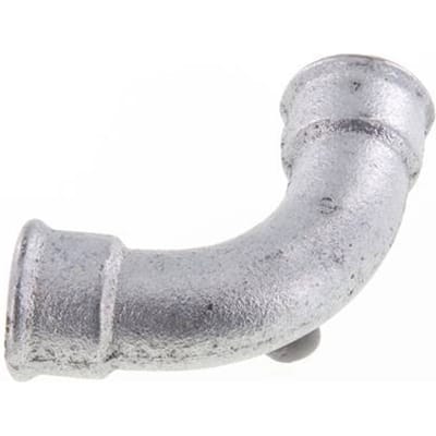 90° L-Koppeling Rp1'' Binnendraad Lang Gietijzer 25bar