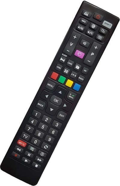 Universele vervangende afstandsbediening voor alle tv's en smart tv's van het merk Telefunken & Vestel