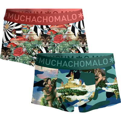 Muchachomalo Heren Trunks - 2 Pack - Maat XXL - 95% Katoen - Mannen Onderbroek