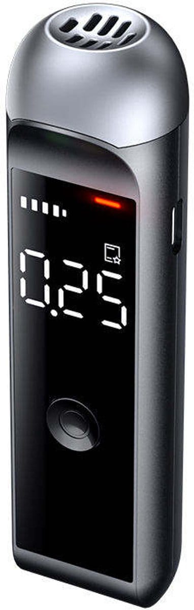 Heuts Goods - Digitale Alcoholtester - Alcoholtesters - Alcoholmeter - Alcoholtester voor Frankrijk, Nederland, België - Zeer Betrouwbaar - Makkelijk Meenemen - Luxe Verpakking - Zwart