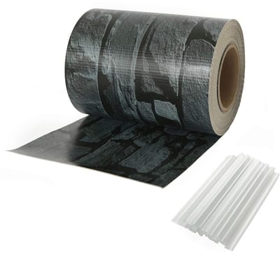 PVC privacy film tuin bescherming dubbele staaf matten hek incl. 20 x bevestigingsclips 450g / m² - dubbelstaafmatten voor tuinhek