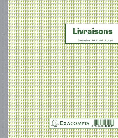 Exacompta 10x Doorschrijfpapier Leveringen 21x18cm 50 zelfkopiërend papier dupli - - 13160E