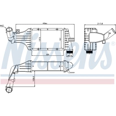 Intercooler NISSENS 96789