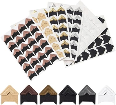 432 Stuks Zelfklevende Fotohoeken - Fotohoek Stickers voor Scrapbook, Foto-album en DIY Creaties met Multikleurige Hoeken
